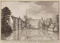 KG 00809
<br/>
Gezicht op de abdij van Groenendaal
<br/>
<em>Hollar, Wenzel (1607-1677)</em>